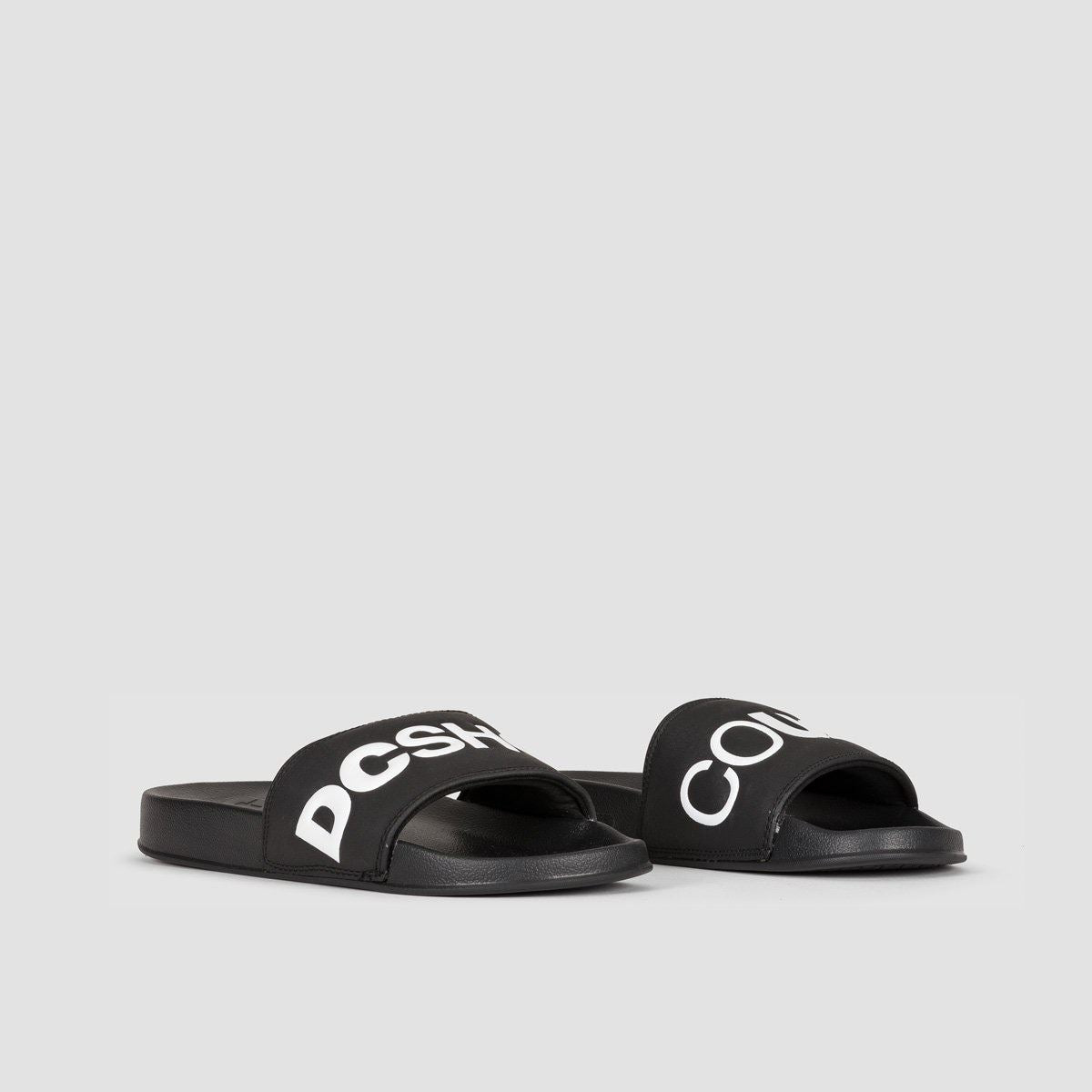 DC Slide Sliders Black/White
