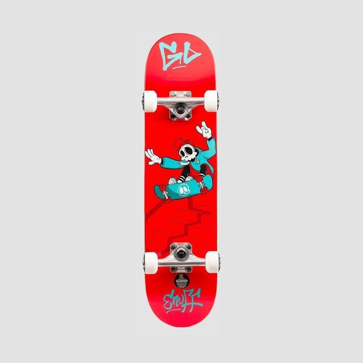 Enuff Skully Mini Skateboard Red - 7.25"