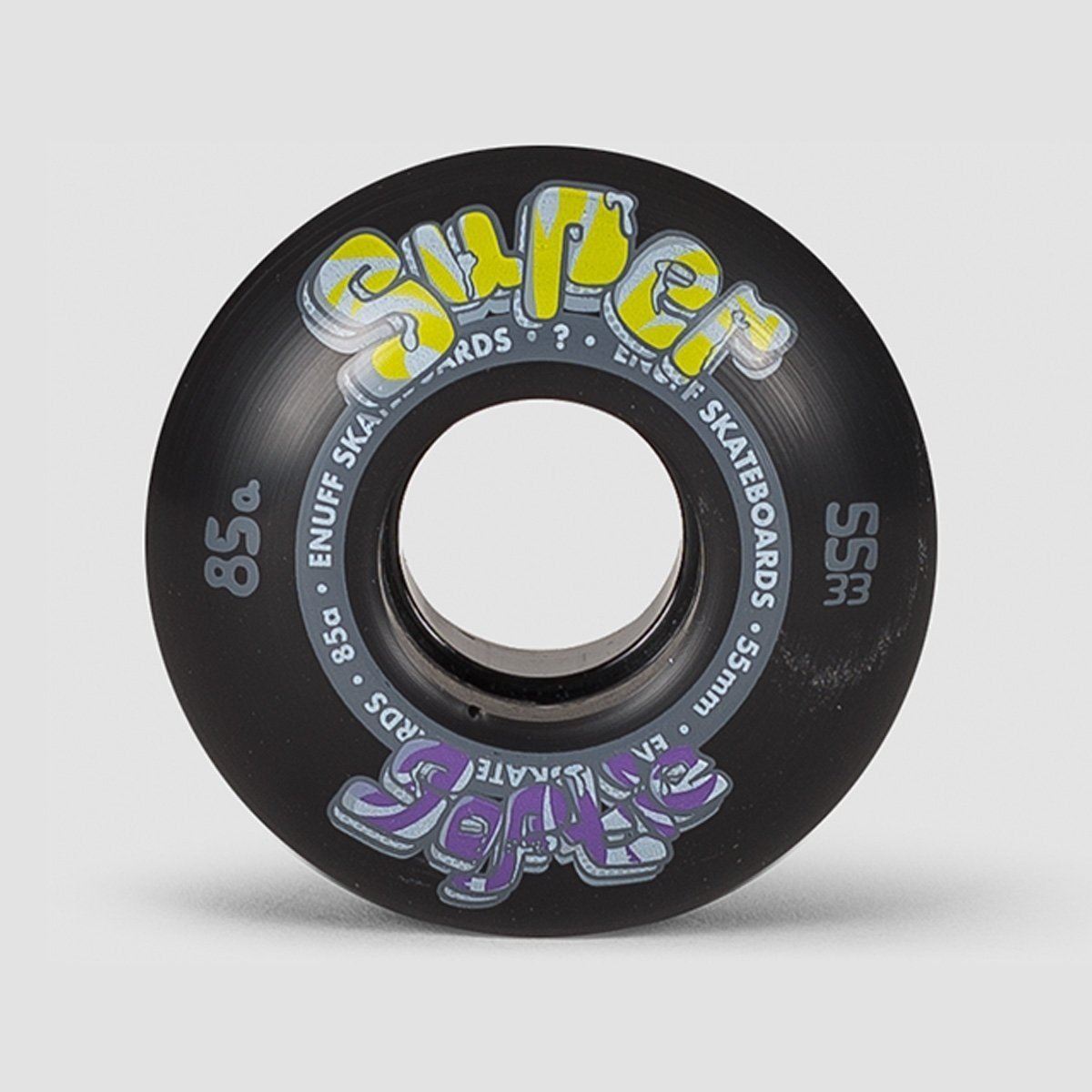 Enuff Super Softie Skateboard Wheels Black 55mm