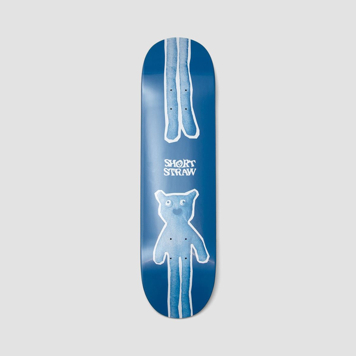 Short Straw Legsley Medium Skateboard Deck Blue - 8.25"
