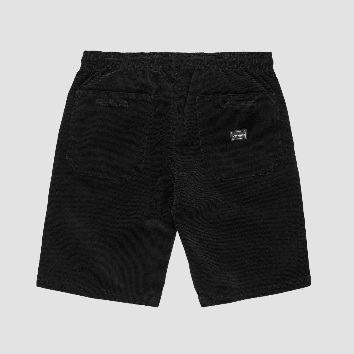 Volcom Outer Spaced 21" Corduroy Shorts Black Combo