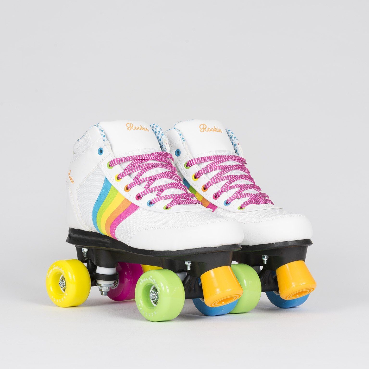 Rookie Forever Rainbow Quad Skates White/Multi