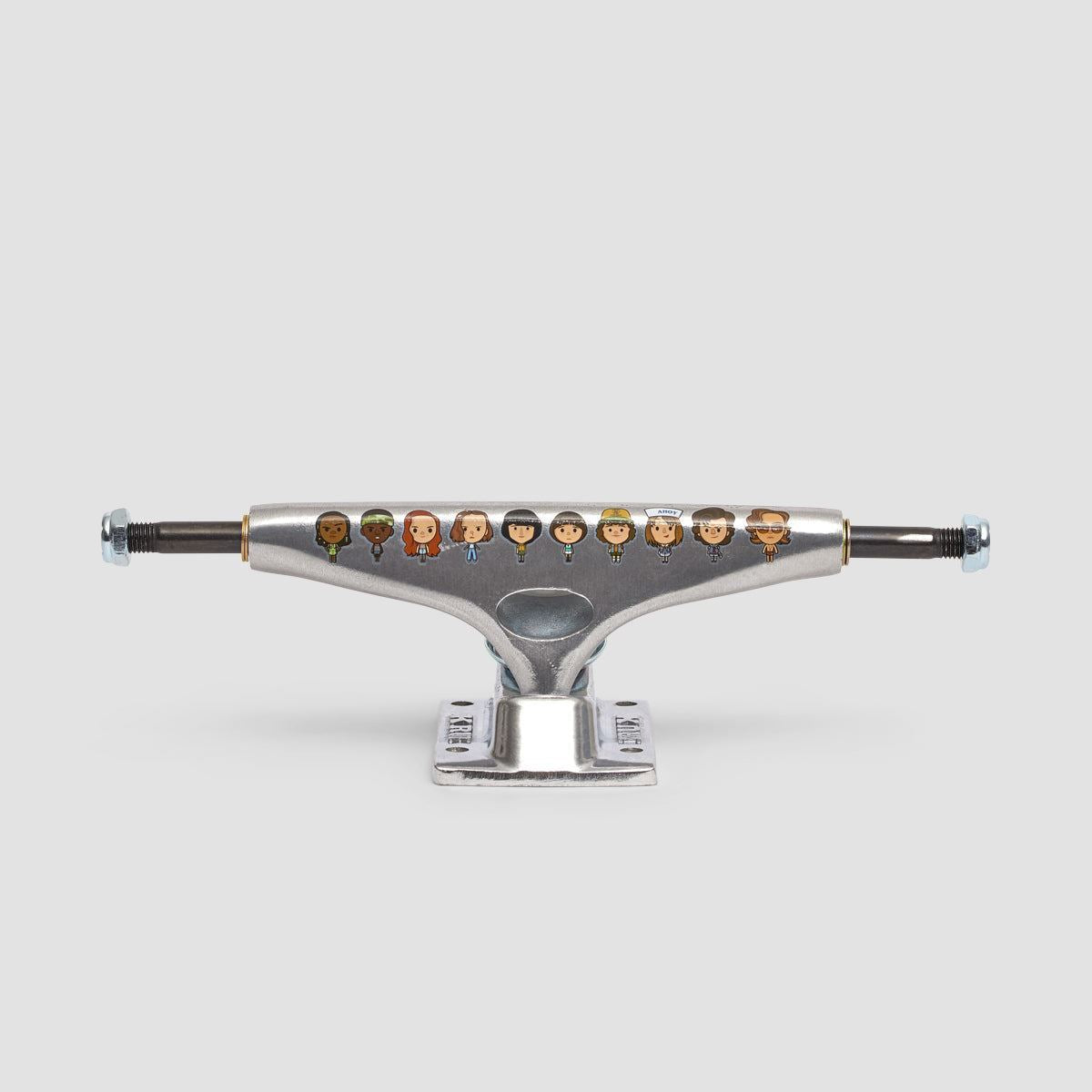 Krux X Stranger Things Crew K5 Standard Skateboard Trucks 1 Pair Polished Silver - 8.5"