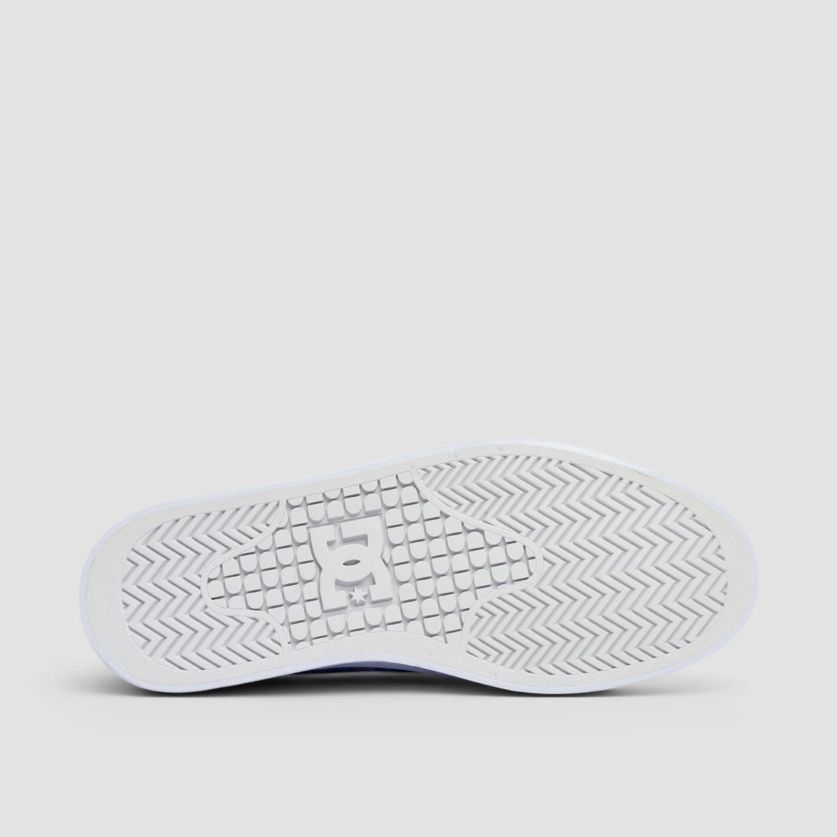 DC Manual Platform Shoes - White/Plaid - Womens