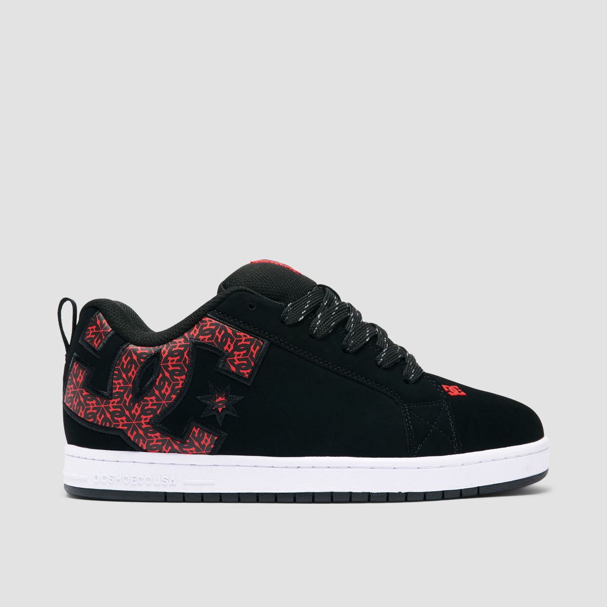 DC Court Graffik Shoes - Black/White/Red