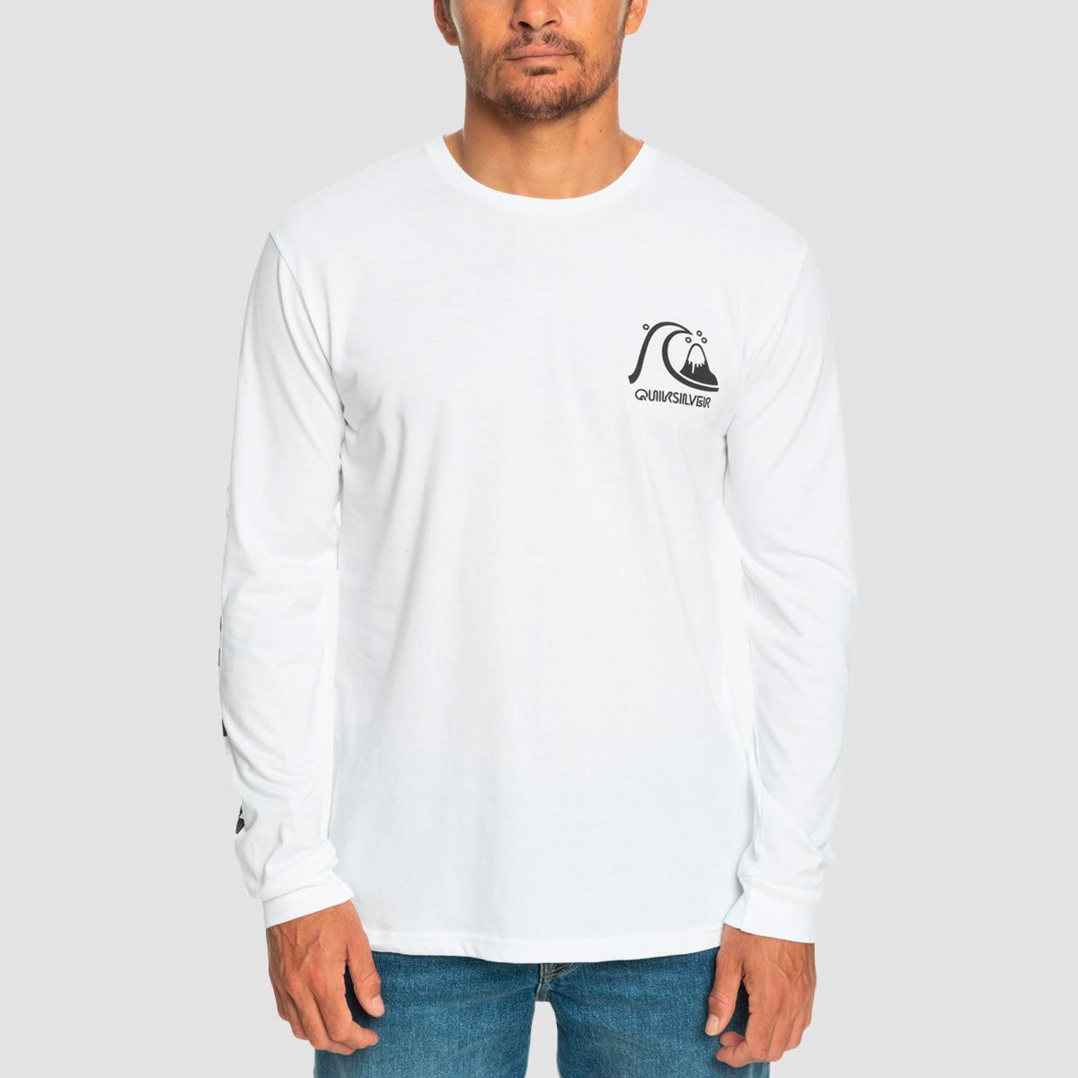 Quiksilver The Original Longsleeve T-Shirt White