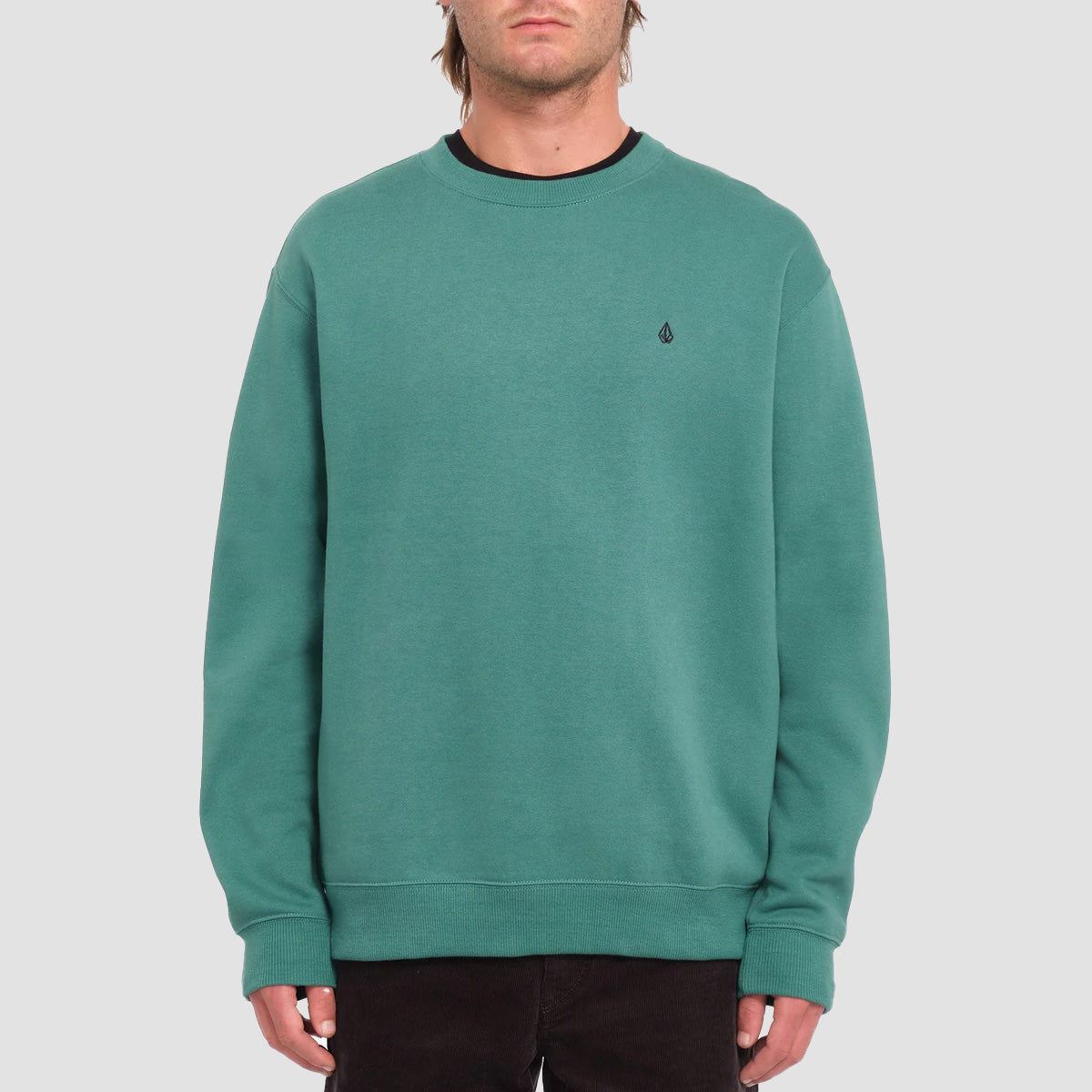 Volcom Single Stone Sweatshirt Sea Green