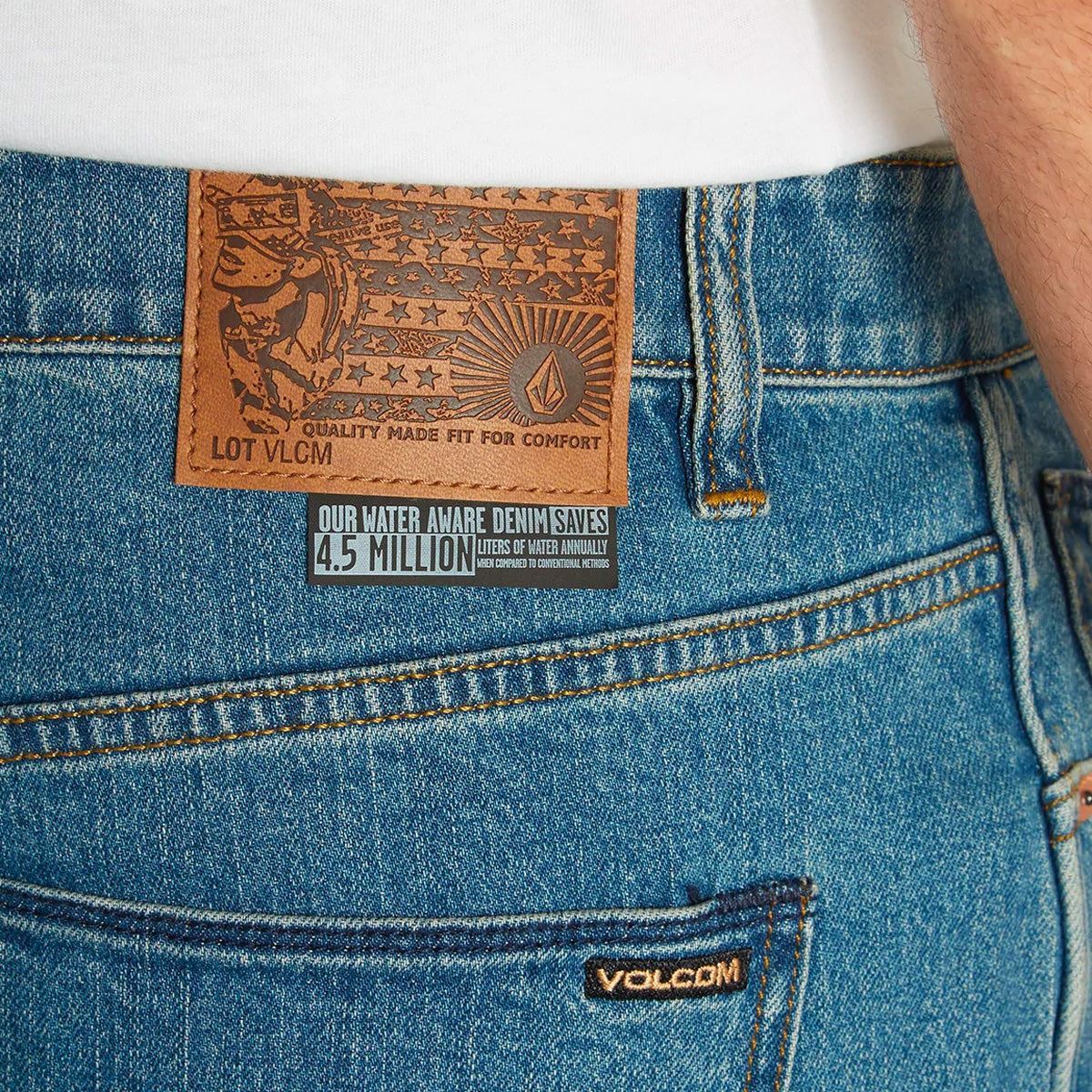 Volcom Lurking About From The Strange Jeans Aged Indigo