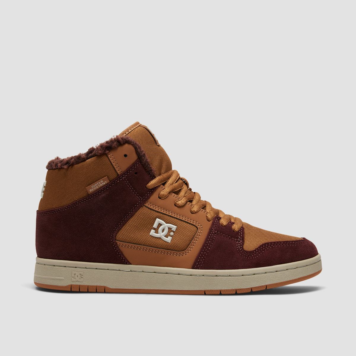 DC Manteca 4 Hi WR High Top Shoes - Brown/Brown/White