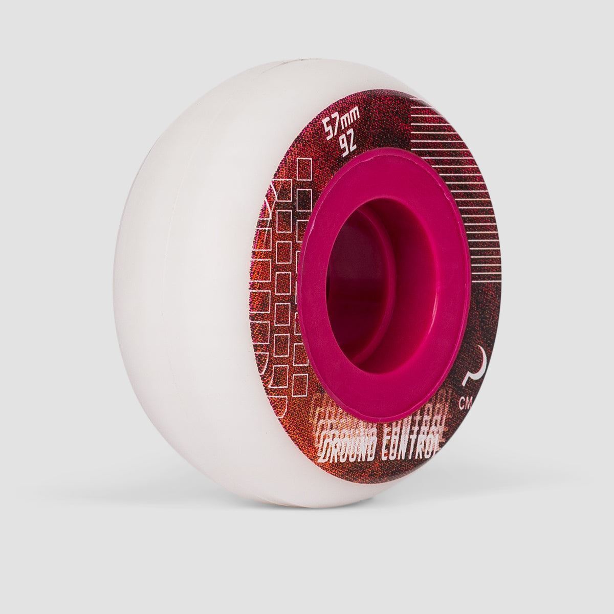 Ground Control 92A Wheels x4 White/Purple 57mm