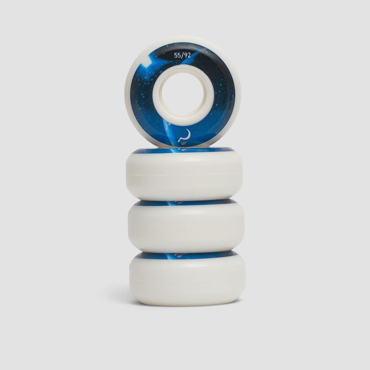 Ground Control UR Moon 92A Aggressive Inline Wheels x4 White 55mm