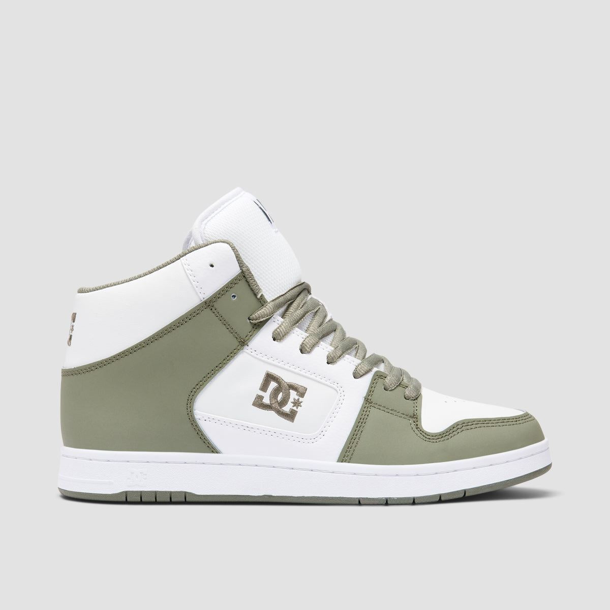 DC Manteca 4 High Top Shoes - White/Olive