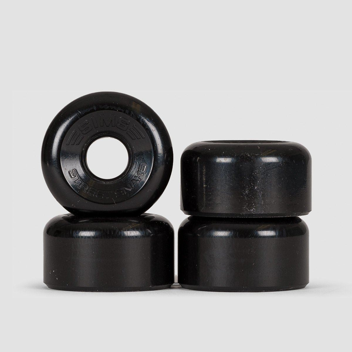 Sims Street Snakes 78a Quad Wheels x4 Black 62mm