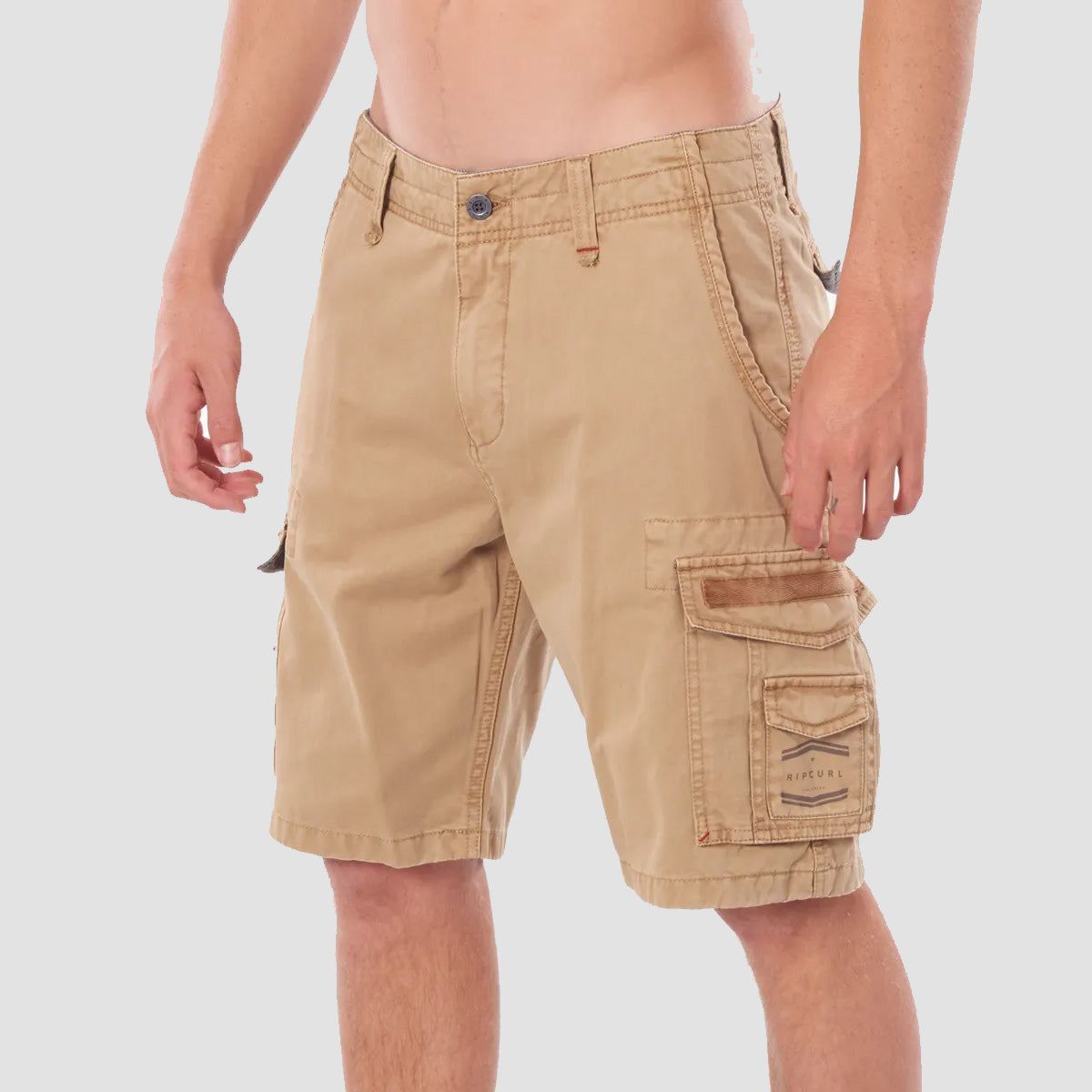 Rip Curl Classic Surf Trail Cargo Shorts Khaki