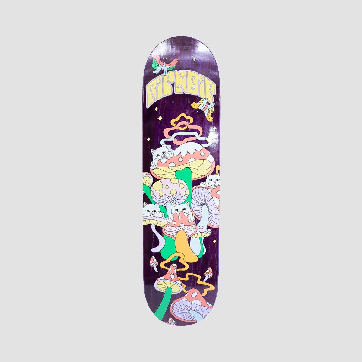 Ripndip Homegrown Treats Skateboard Deck Purple - 8.25"