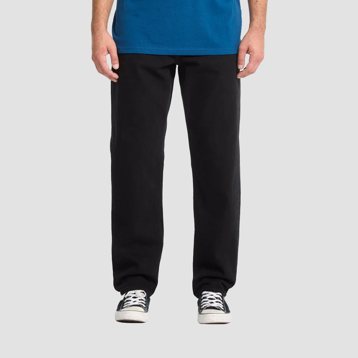 Volcom Fivedown Relaxed Fit Jeans Black