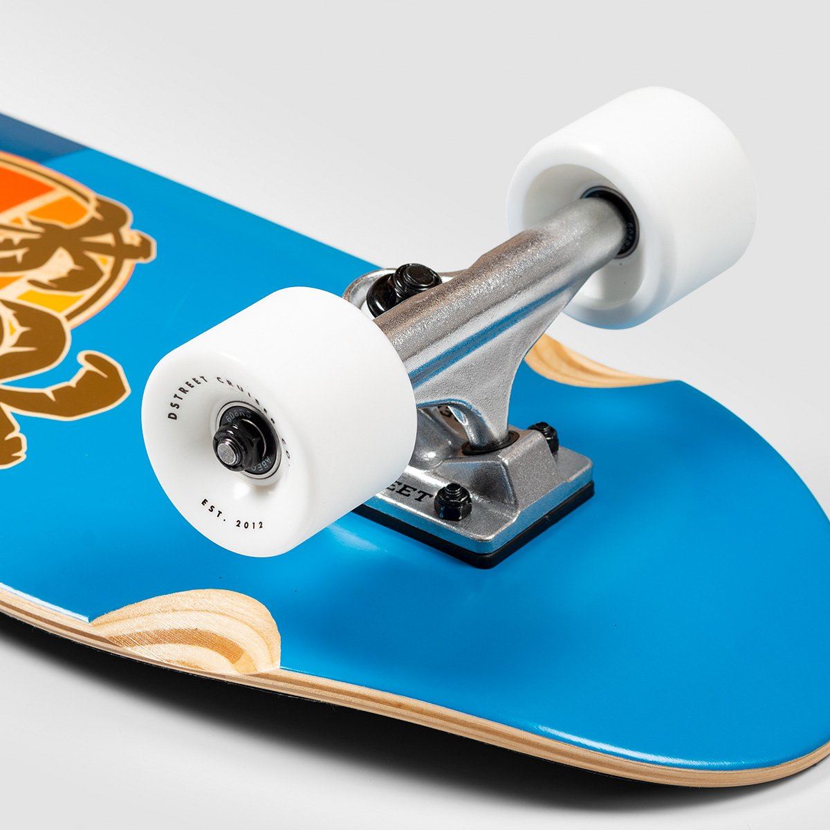 D Street Palm Cruiser Skateboard Blue - 8.38"