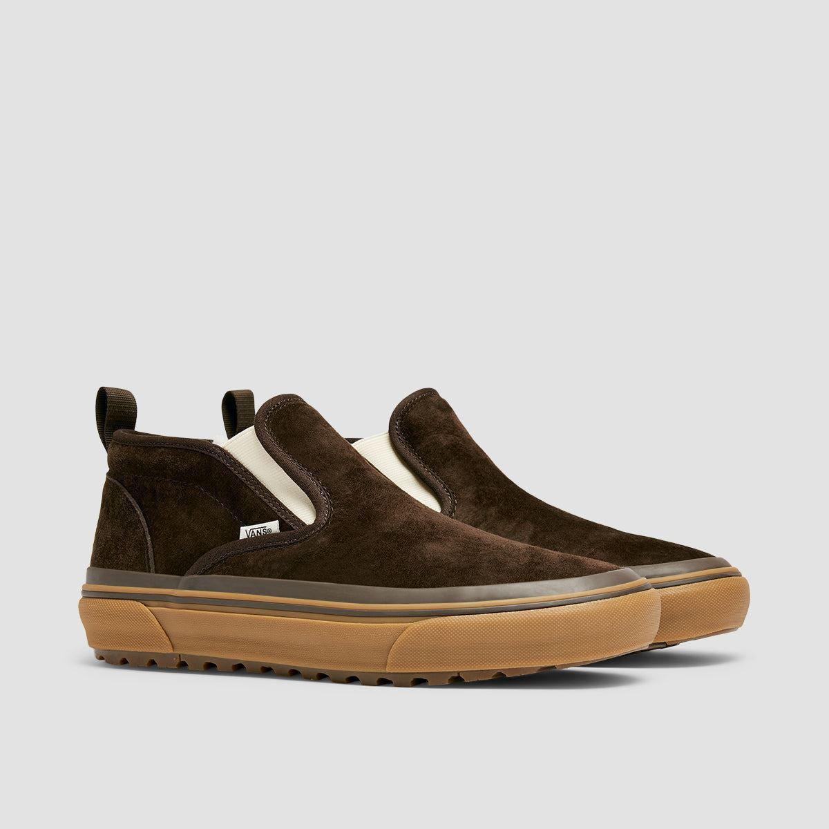 Vans Mid Slip MTE-1 Mid Top Slip On Shoes - Demitasse/Gum