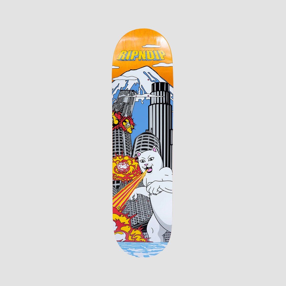 Ripndip Nermzilla Skateboard Deck Orange - 8.5"