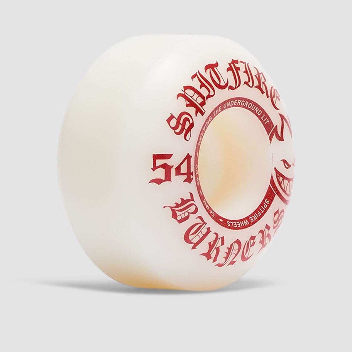 Spitfire Burners 99DU Skateboard Wheels White 54mm