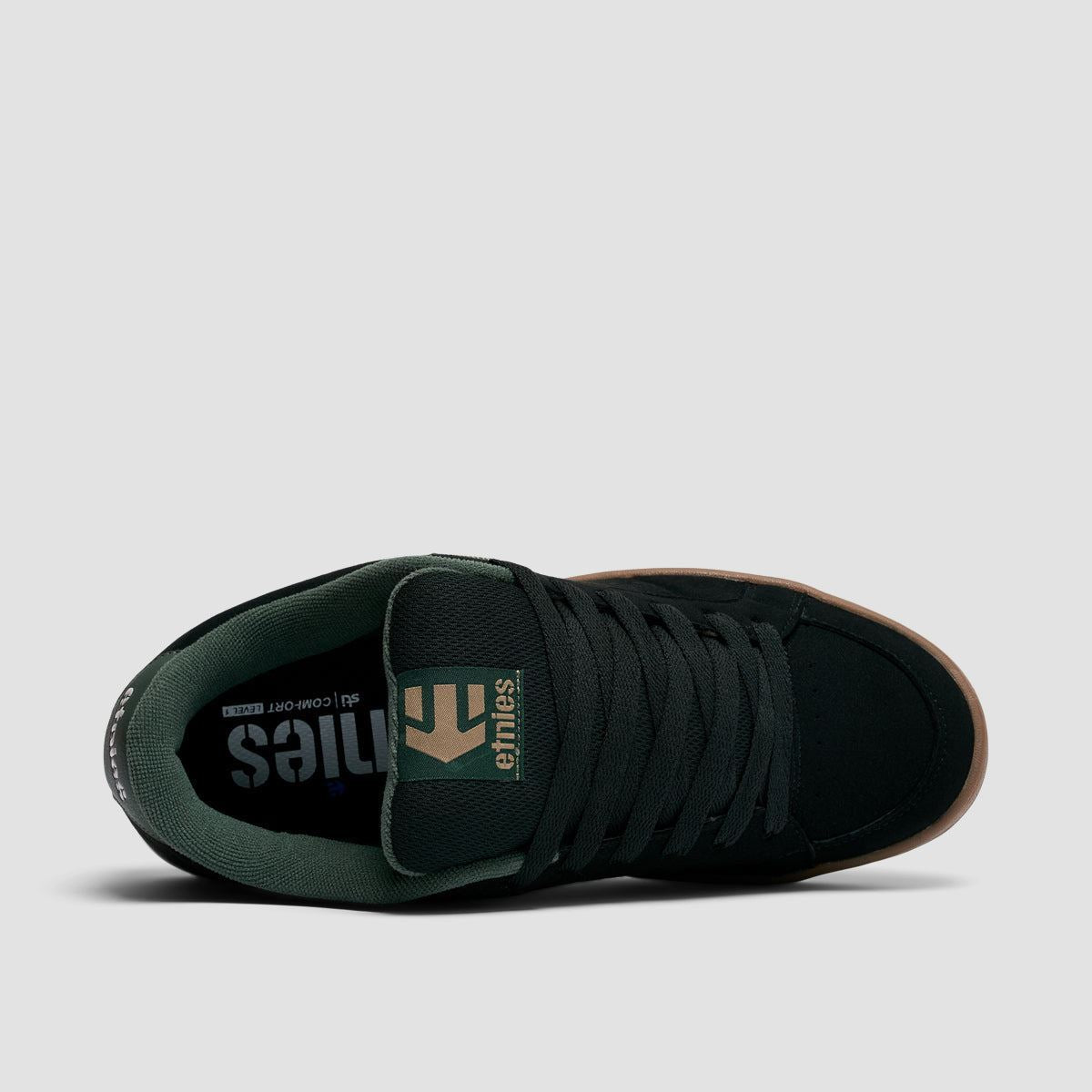 Etnies Kingpin Shoes - Black/Green/Gum