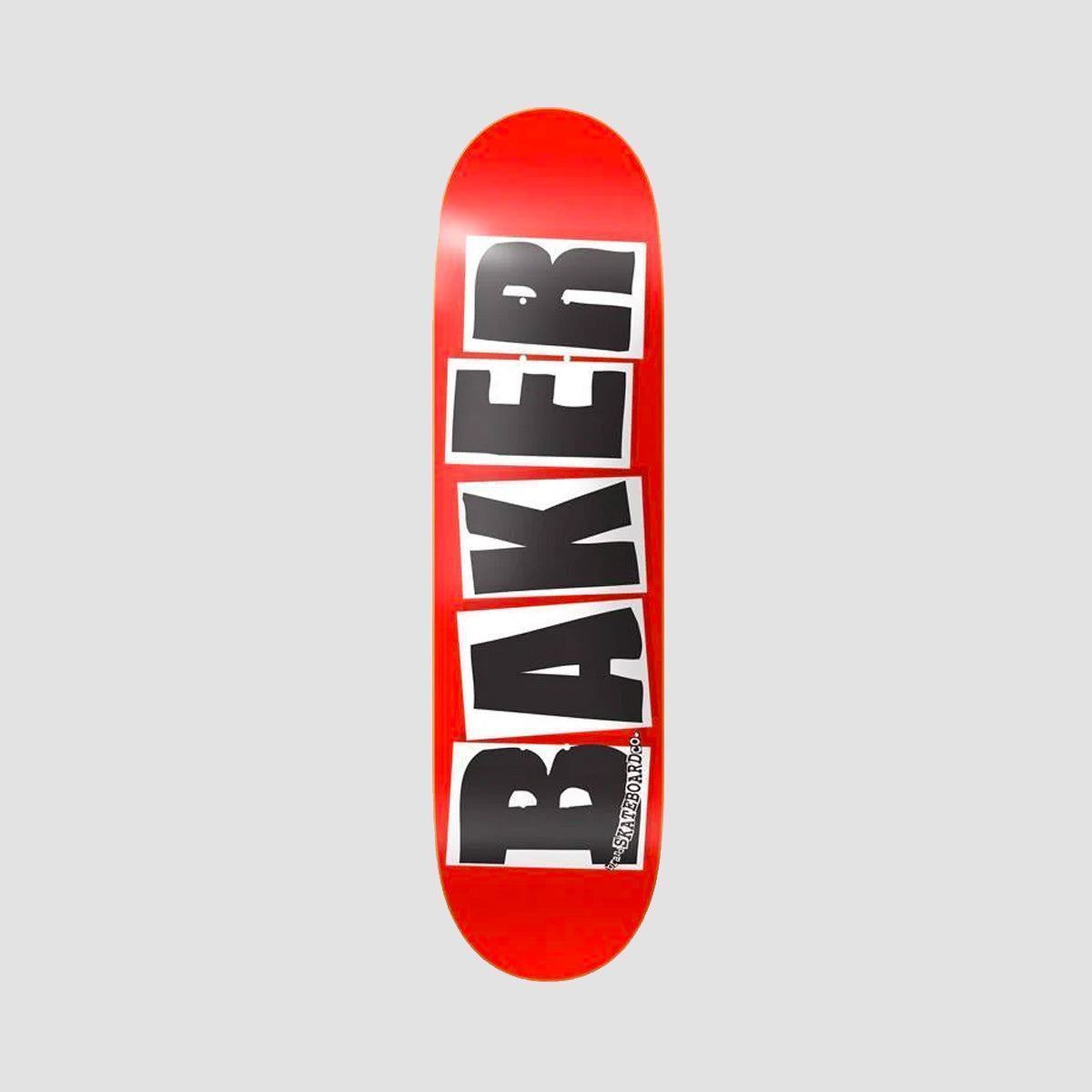 Baker Brand Logo Skateboard Deck Red/Black- 8.475"