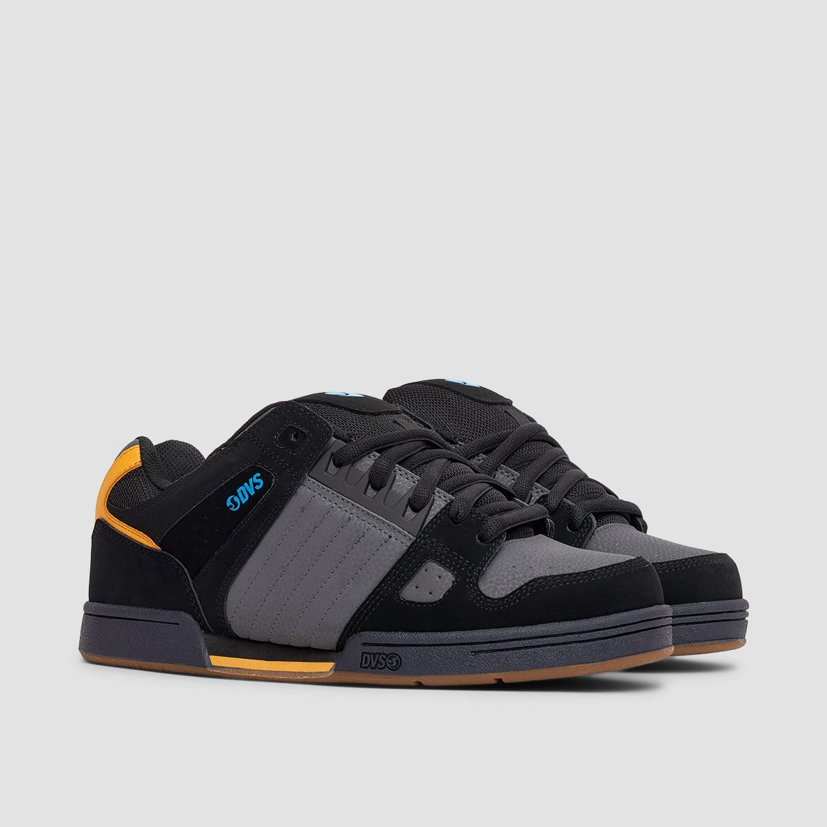 DVS Celsius Shoes - Black/Orange/Blue Nubuck