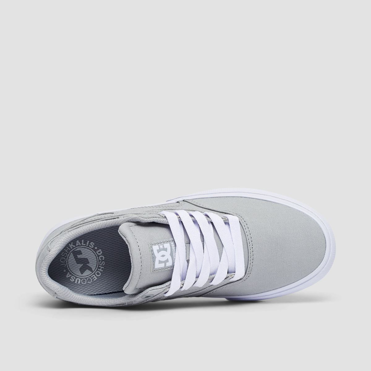 DC Kalis Vulc Shoes - Grey/White - Womens