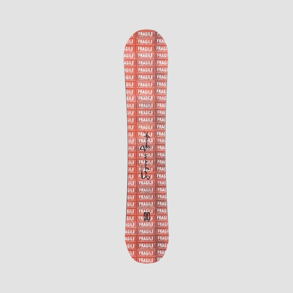 DC x Andy Warhol Ply Snowboard Red Fragile 159cm