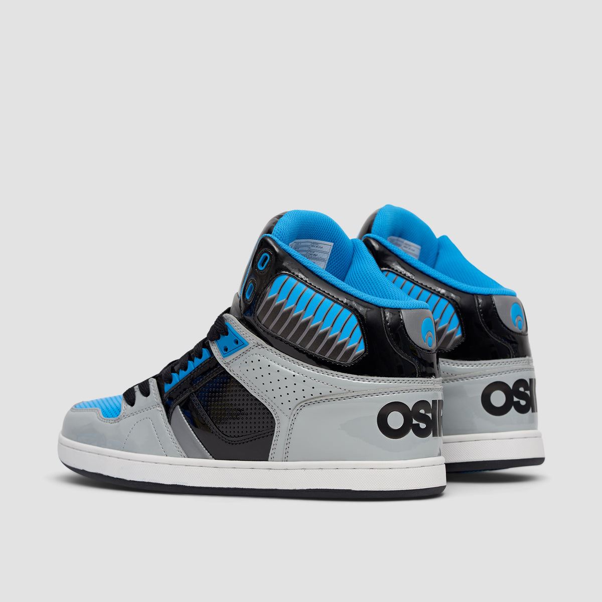 Osiris NYC 83 CLK High Top Shoes - Grey/Black/Blue/Supervent
