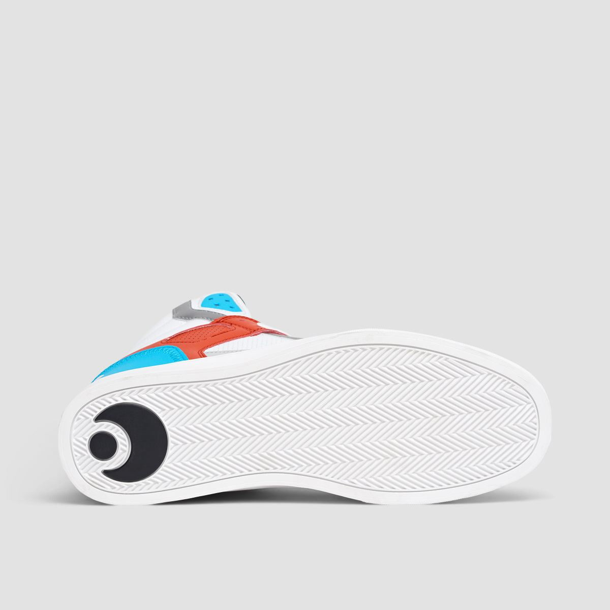 Osiris Clone Shoes - White/Red/Cyan