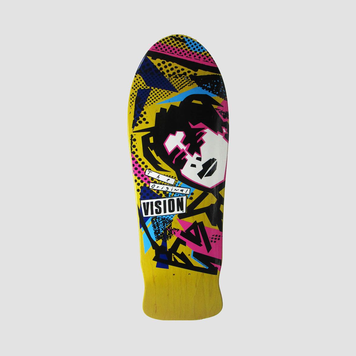 Vision MG Modern Concave Skateboard Deck Yellow Stain - 10"