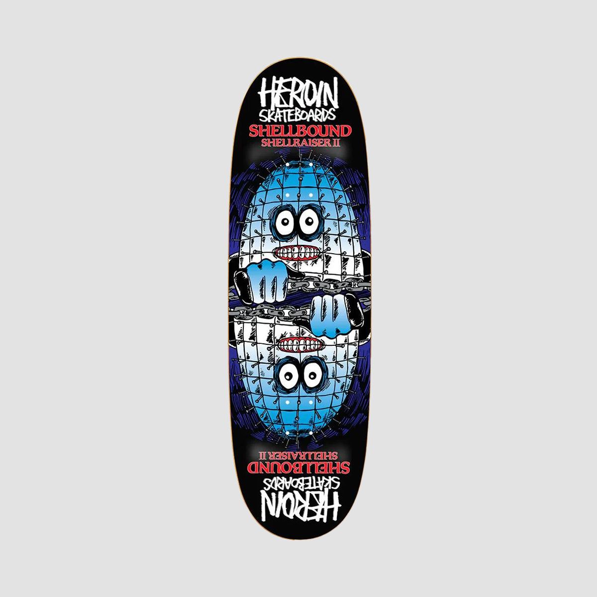 Heroin Shellbound Shellraiser II Razor Edge Skateboard Deck - 9.5
