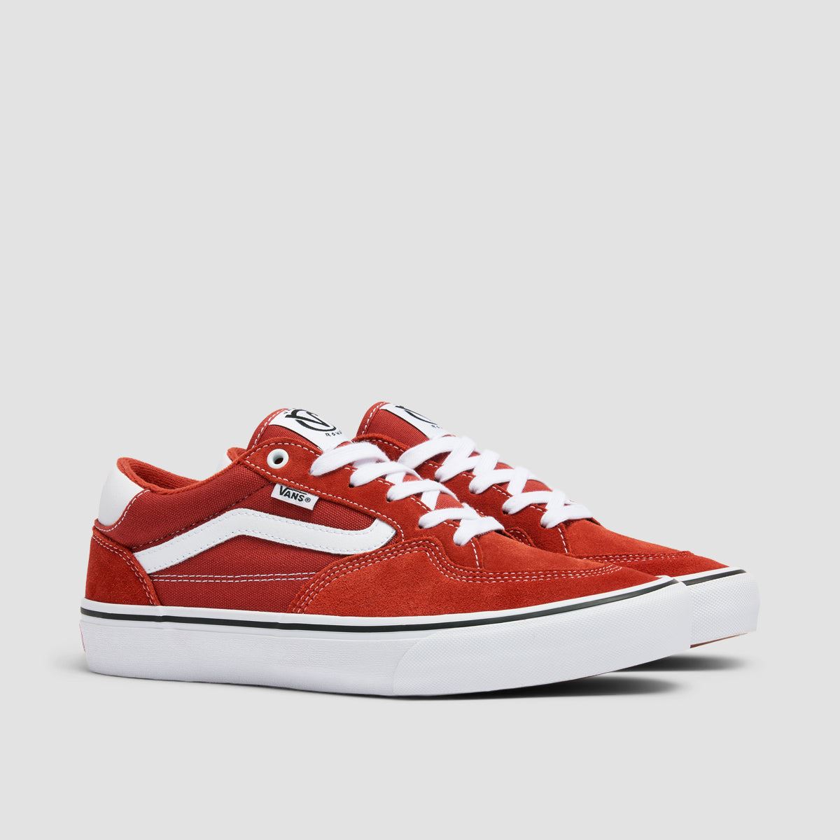 Red and white clearance vans