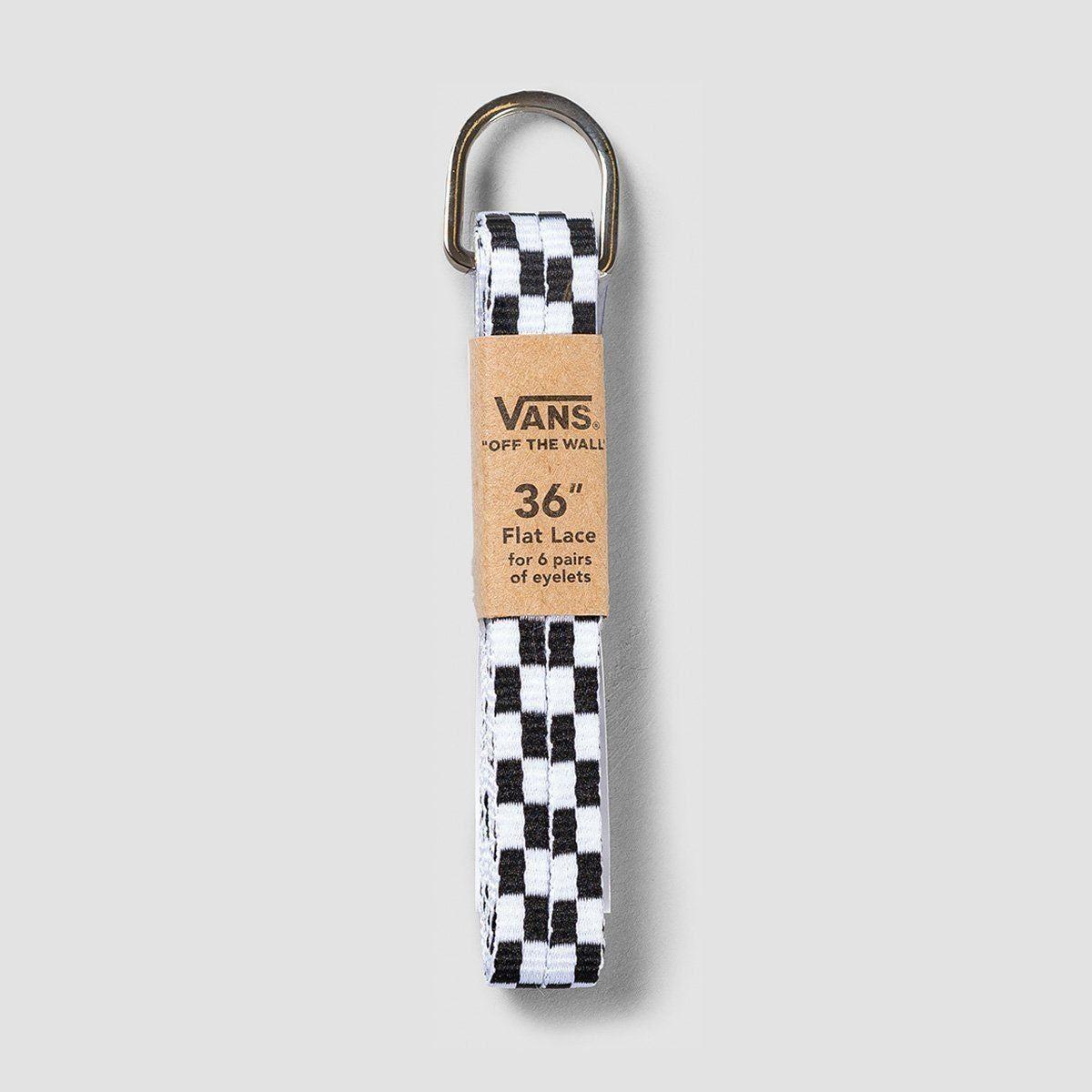 Vans Laces 36" Black/White Checkerboard - Unisex