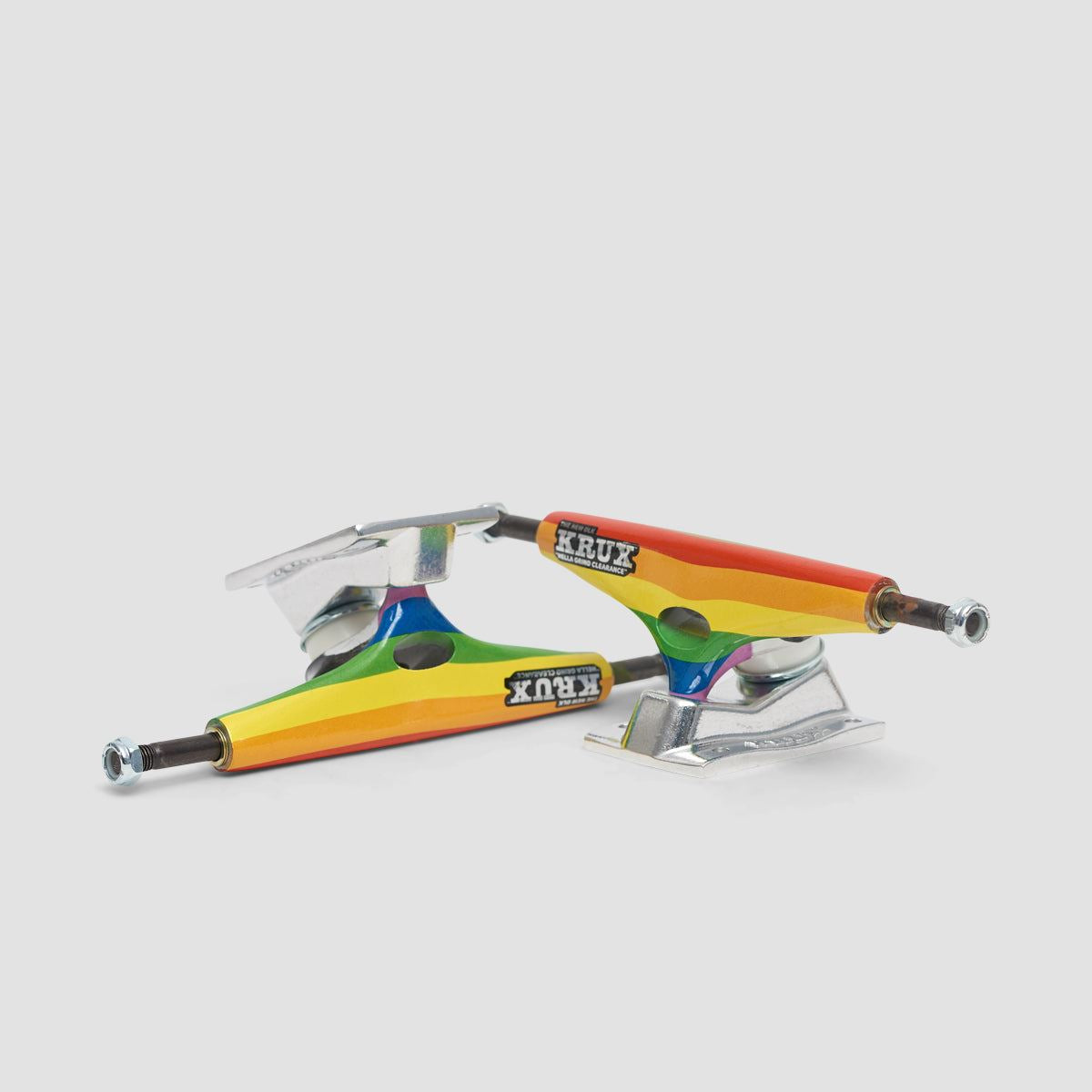 Krux K5 Rainbow 2 DLK Standard Skateboard Trucks 1 Pair Multi - 8"
