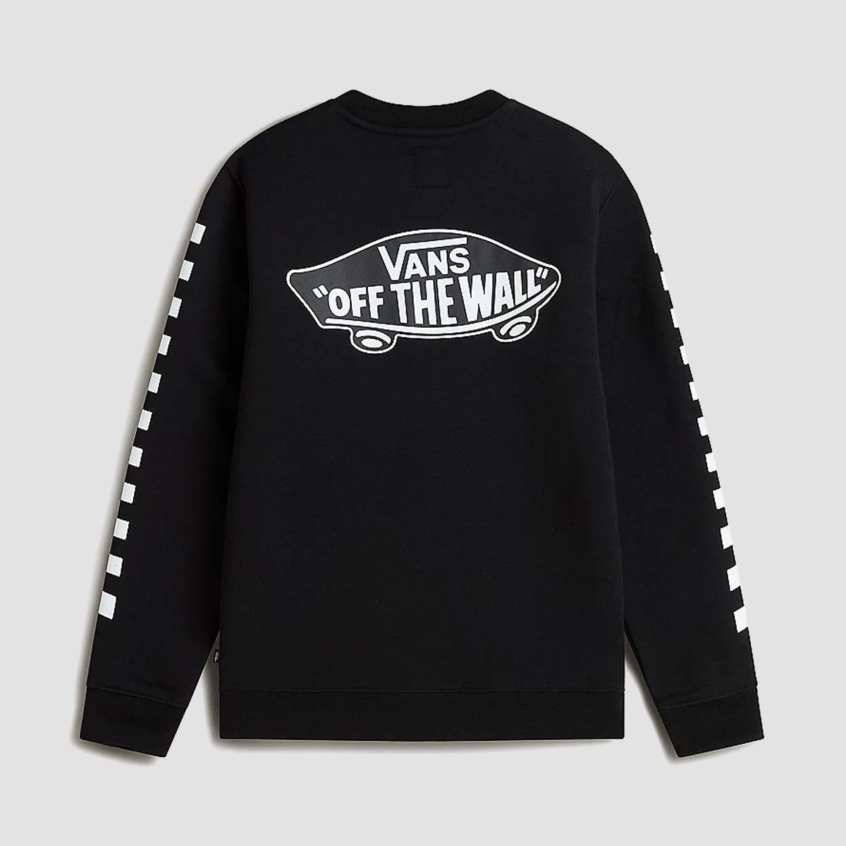 Vans Exposition Check Crew Sweatshirt Black - Kids