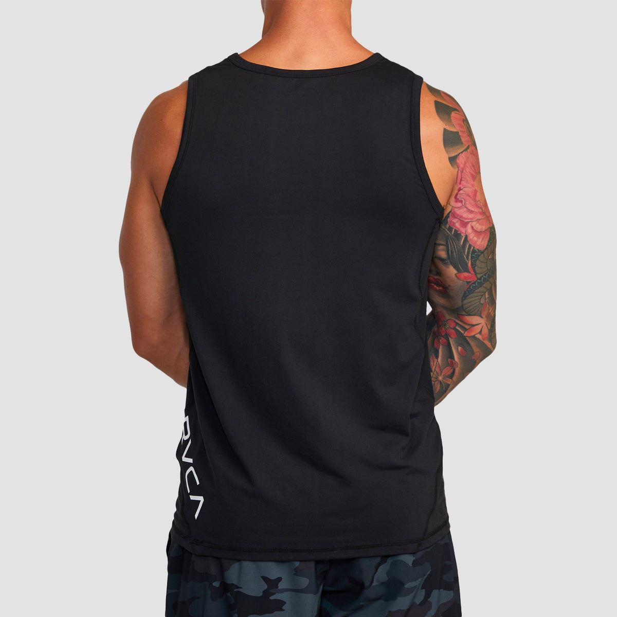 RVCA VA Sport Vent Scoop Neck Vest Black