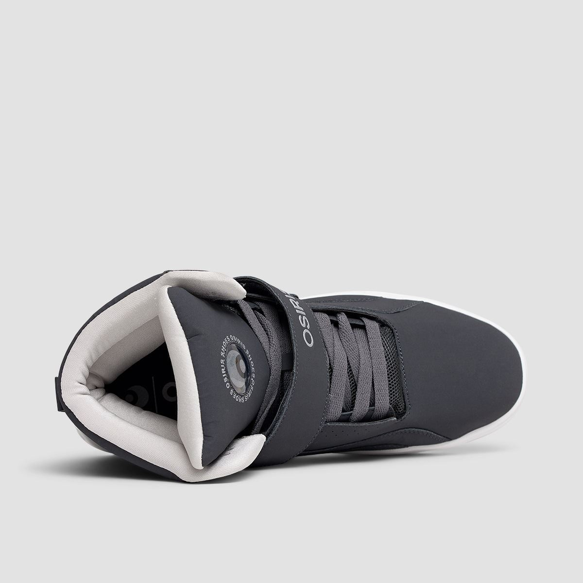 Osiris Rize Ultra High Top Shoes - Charcoal/White