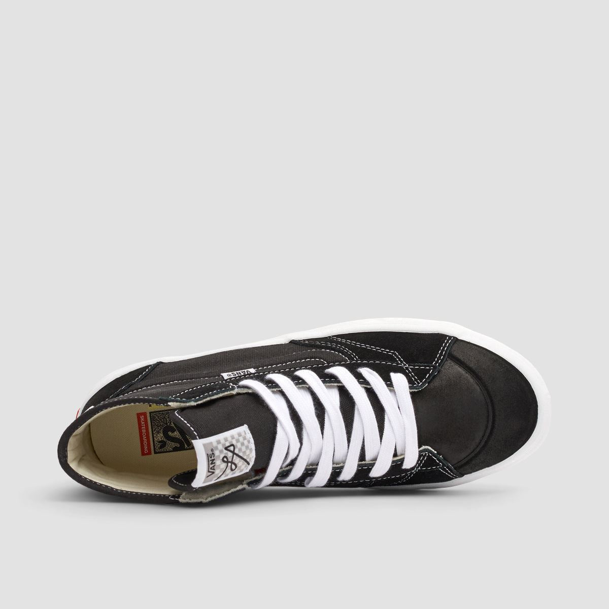 Vans The Lizzie High Top Shoes - Black/White