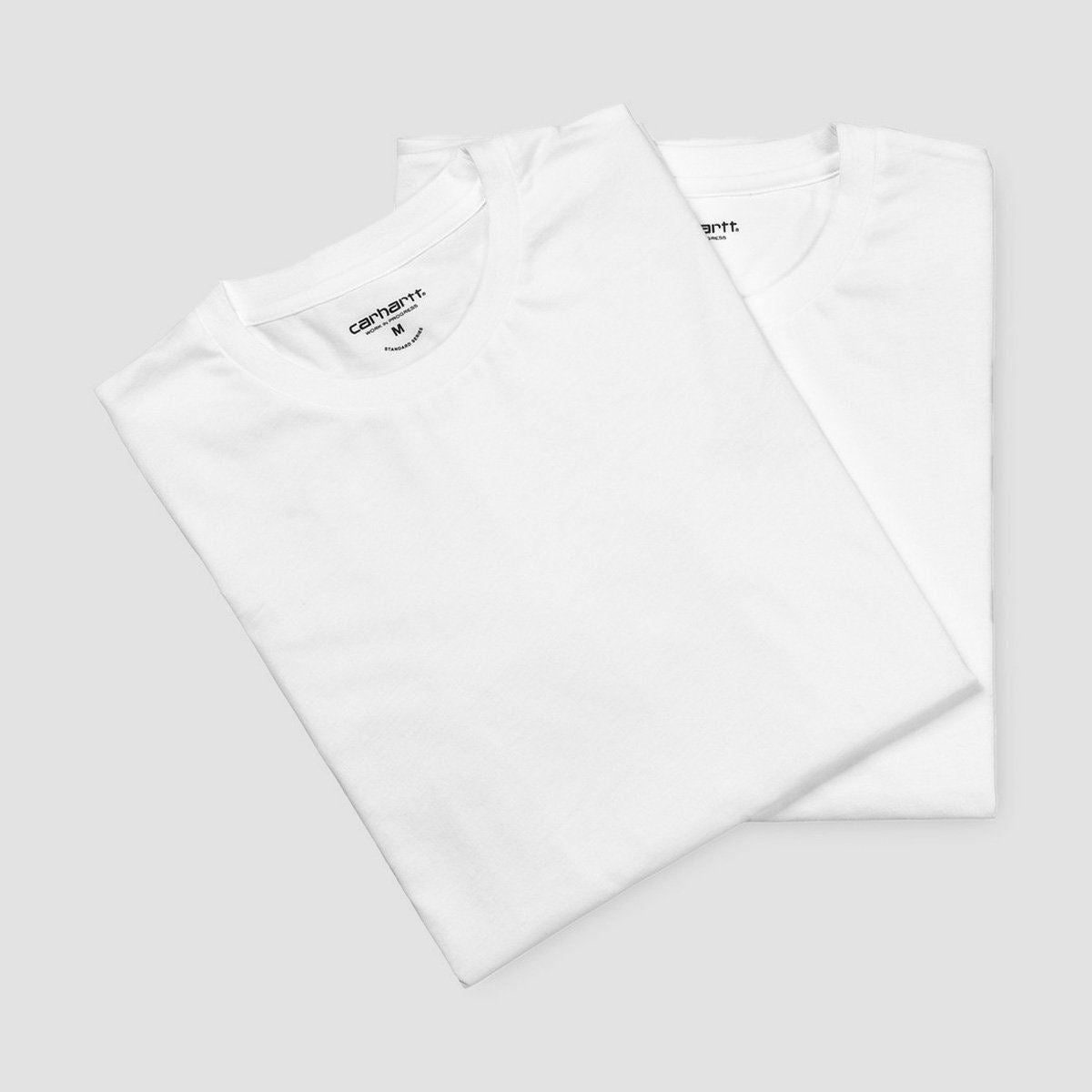 Carhartt WIP Standard Crew Neck T-Shirt 2 Pack White/White