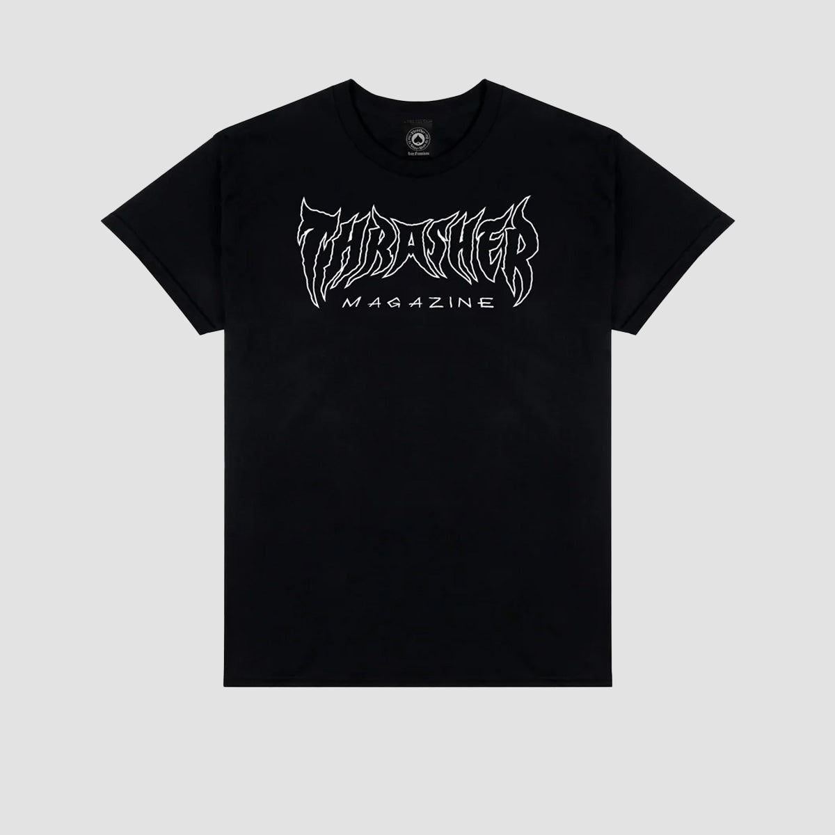 Thrasher Metal T-Shirt Black