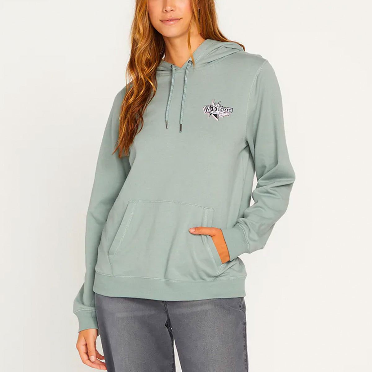 Volcom ENT Truly Deal Pullover Hoodie Abyss - Womens
