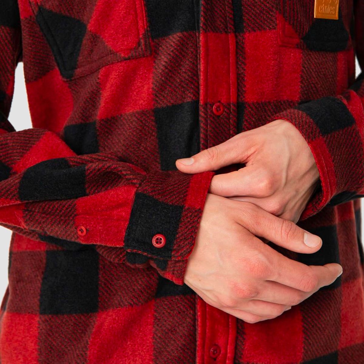 Etnies Woodsman Fleece Shirt Rust