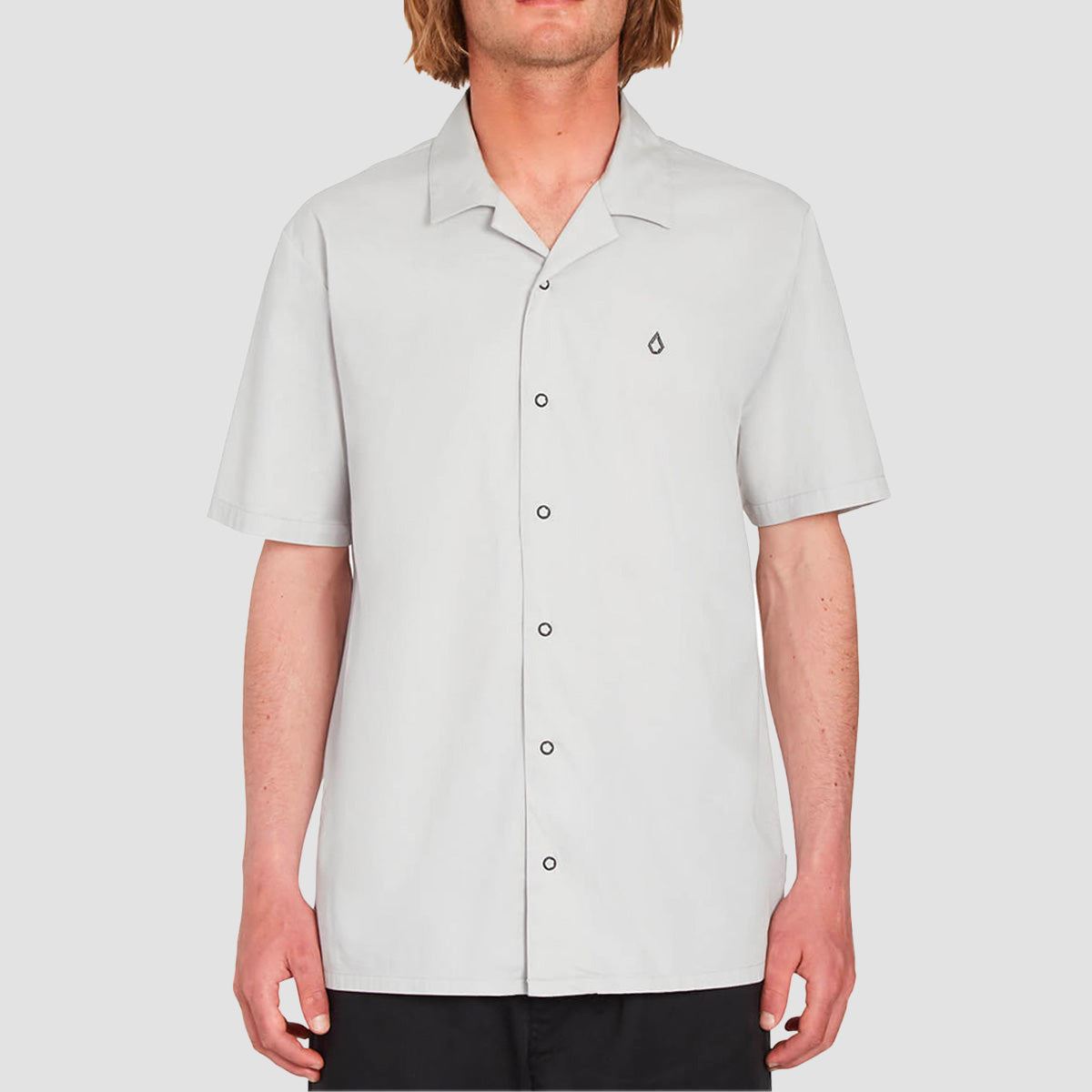 Volcom Skate Vitals Axel Short Sleeve Shirt Tower Grey