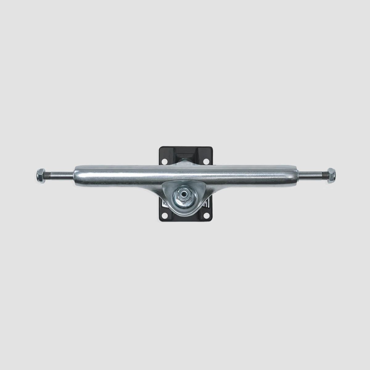 Slappy ST1 Hollow Wide Boy Skateboard Trucks 1 Pair Polished/Black - 10.5"
