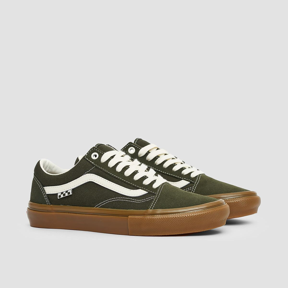 Vans Skate Old Skool Shoes - Forest Night/Gum