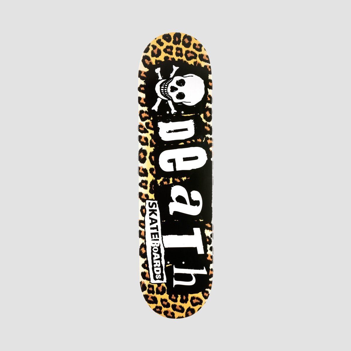 Death Leopard Punk Skateboard Deck - 8.25"