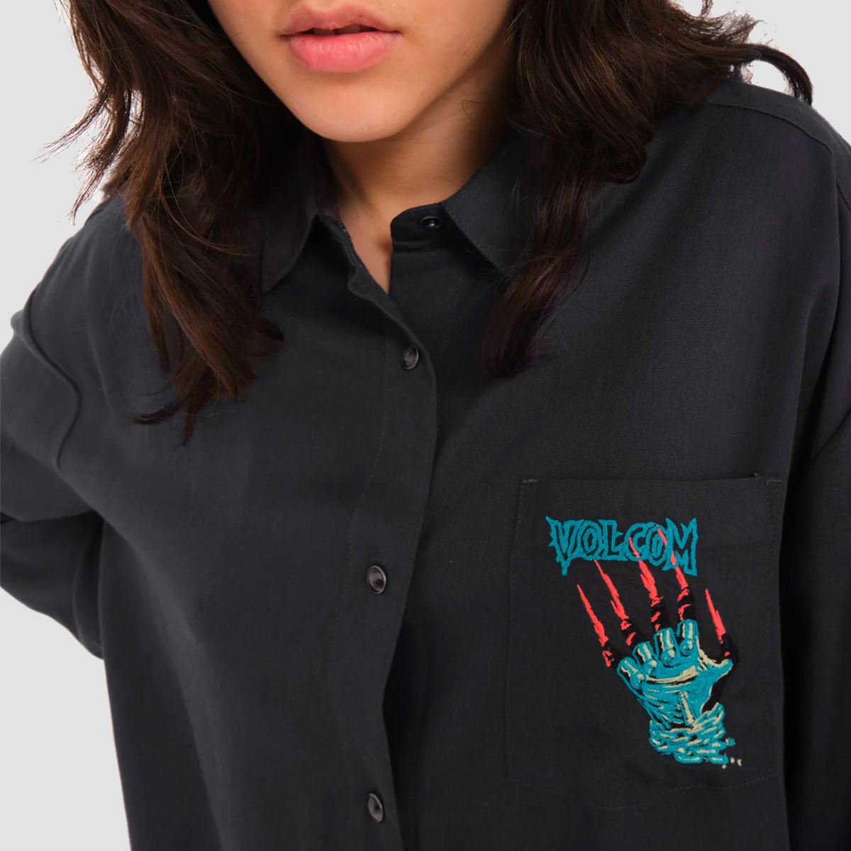 Volcom Howl At The Moon FA Max Sherman Dress Heather Black - Womens