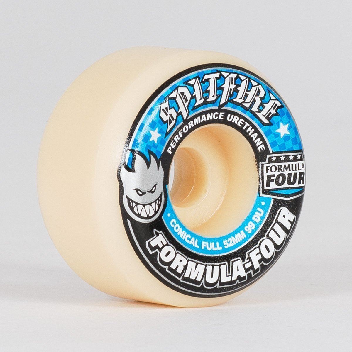 Spitfire Formula Four Conical Full 99du Skateboard Wheels Natural/Blue